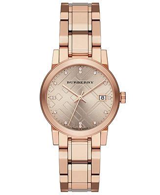 burberry diamond accent watch|Burberry Women's Swiss Diamond Accent Stainless Steel .